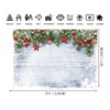 Hnzwbxg 7x5ft Christmas Wood Wall Photography Banner Backdrop Winter Holiday