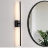 CCYCOL Black Bathroom Light Fixtures 360° Rotatable Black Vanity Light,