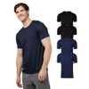 32 Degrees Mens 4 Pack Cool Crewneck T-Shirt | Anti-Odor
