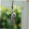 Mobestech 2pcs Stylish Volleyball Keychain Pendant Stainless Steel Hollow Design