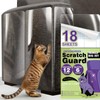 JINVOGREEN Large Cat Scratch Furniture Protector, 18 Pcs Clear Anti