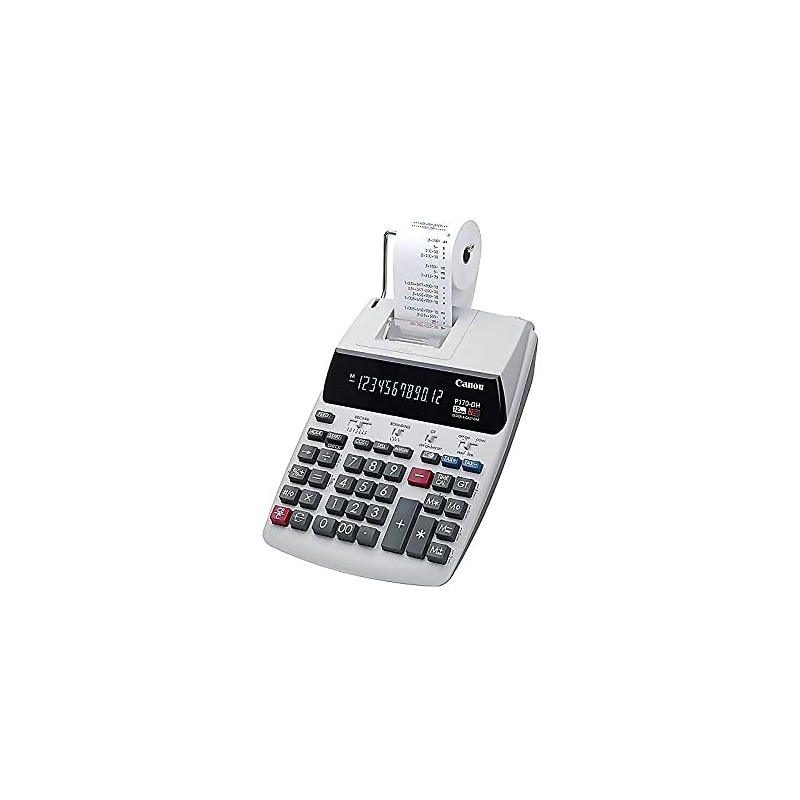 Canon P170DH3 Calculadora de impresión de escritorio de 12 dígitos,