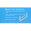 yyangz 50pcs/Box Metal File Fastener 2-Hole Metal Binder Clip Paper