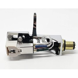 ReadyWired Turntable Silver Headshell with Cartridge Stylus for Pioneer PLX-1000, PL-518, PL-530, PL-A35, PLX-500, PL-560, PL-200, PL-516, PL-255, PL-200X, XL-A700, PL-A45D