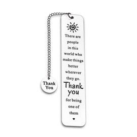 Thank You Bookmarks Gifts for Women Men Farewell Going Away Gift Bookmark for Boss Volunteers Retirement Gifts for Staff Social Workers Leader Appreciation Gifts for Coworkers