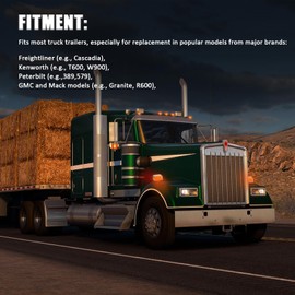 Dual Face Fender Lights for Peterbilt Kenworth Semi Trucks