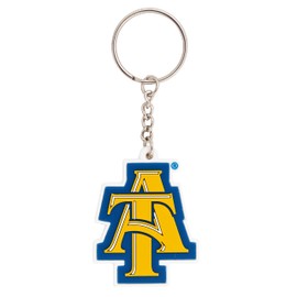 Desert Cactus North Carolina A&T State University Keychain Car Keys Holder (PVC B)