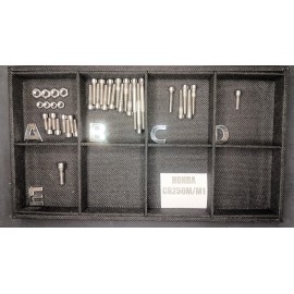 Stainless Cycle Honda CR250 M,M1  Elsinore 1973-1976 Stainless Steel Bolt Screw Kit  Polished