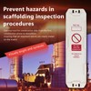 10Pcs Scafftag Holders Scaffolding Safety Inspection Tag Maintenance Repair Warning