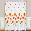EVENHUG Orange Sunflowe Curtains Floral Window Curtain Panels Drapes for