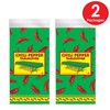 Beistle Chili Pepper Tablecovers, 54” x 108”, 2 Pieces –