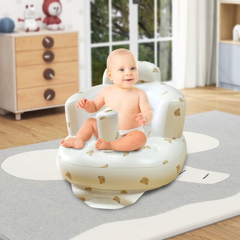 LYPPUL Inflatable baby seat, baby seat aid, baby floor seats
