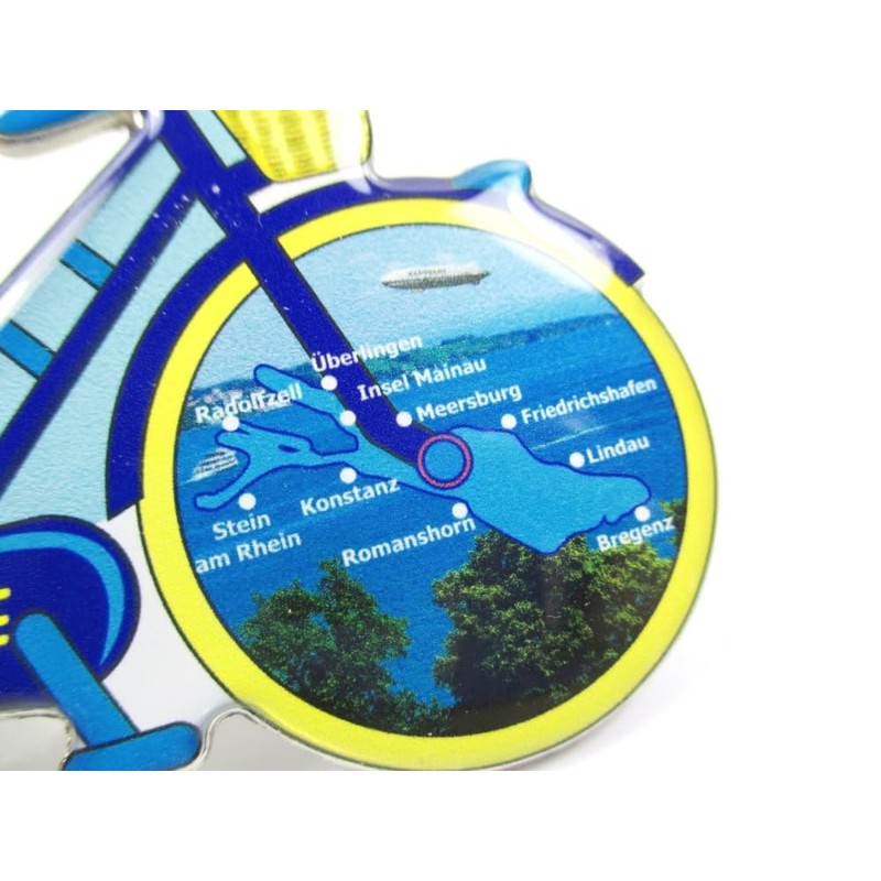 Bodensee Bicycle Bottle Opener Magnet Souvenir Germany Bregenz