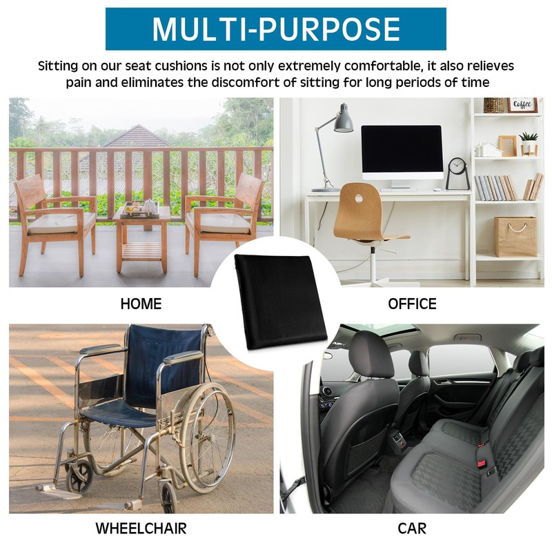 GlikCeil 20 x 20 x 3 Recliner Cushion for Elderly