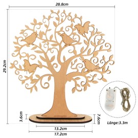 Giftota Wooden Money Tree, Money Gifts Birthday, Wedding Gifts, Money Gifts Packaging for Men, Women, Bride and Groom