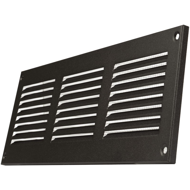 12" x 4" Inch (Outer Dimensions) Anthracite Air Vent Cover