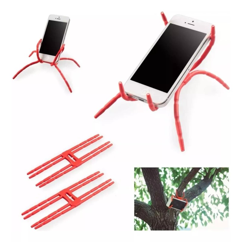Dol01 Porta Celular Soporte Tripie Selfi Stick Escritorio Moto Kit