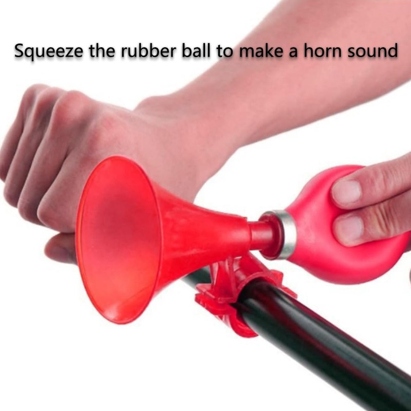 3Pcs Manually Bike Bugle Loudspeaker Siren Hooter Snail Air Horn