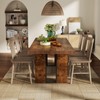 Auromie 71" Rustic Dining Table for 8, Farmhouse Dinner Table
