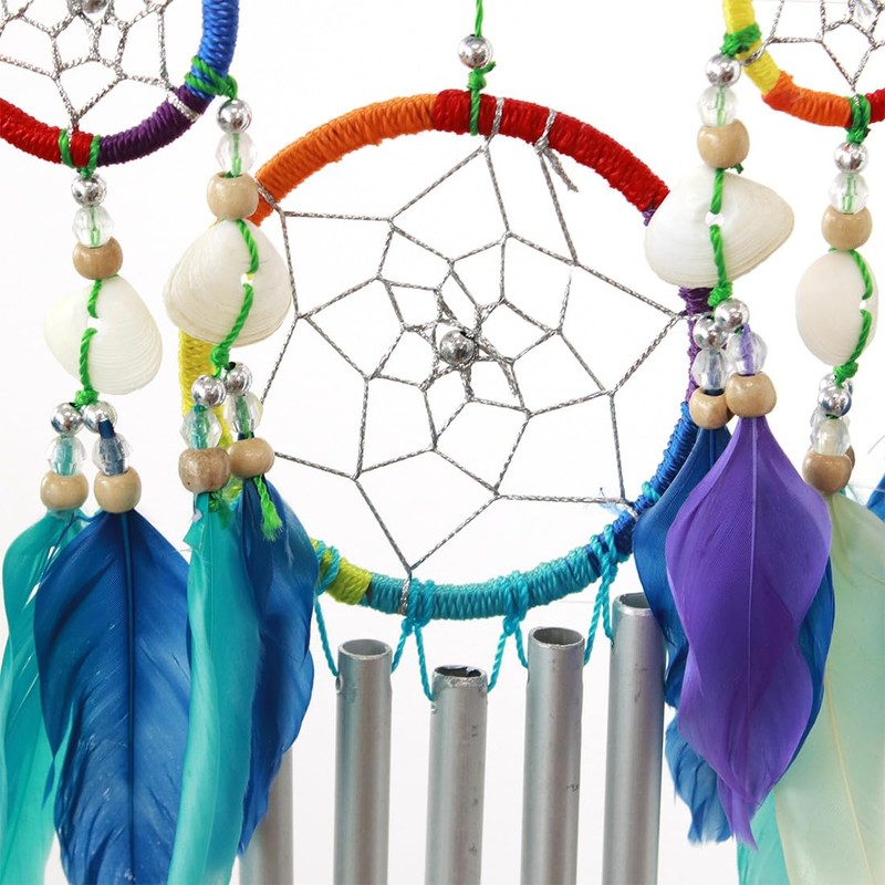 Dream Catcher Colorful 4 Rows Chime
