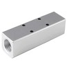 Iceyon 3 Way Pneumatic Manifold Air Distribution Block, Aluminum Alloy