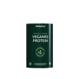 Vegan Organic Protein by PROATLY | Flavour: Neutral | Multi-Component Protein from 7 Synergic Sources | No Sweeteners | 750 g | Premium Product from Germany | Made in Germany