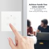 WiFi Smart Wall Light Switch Tempered Glass Remote Control Wireless