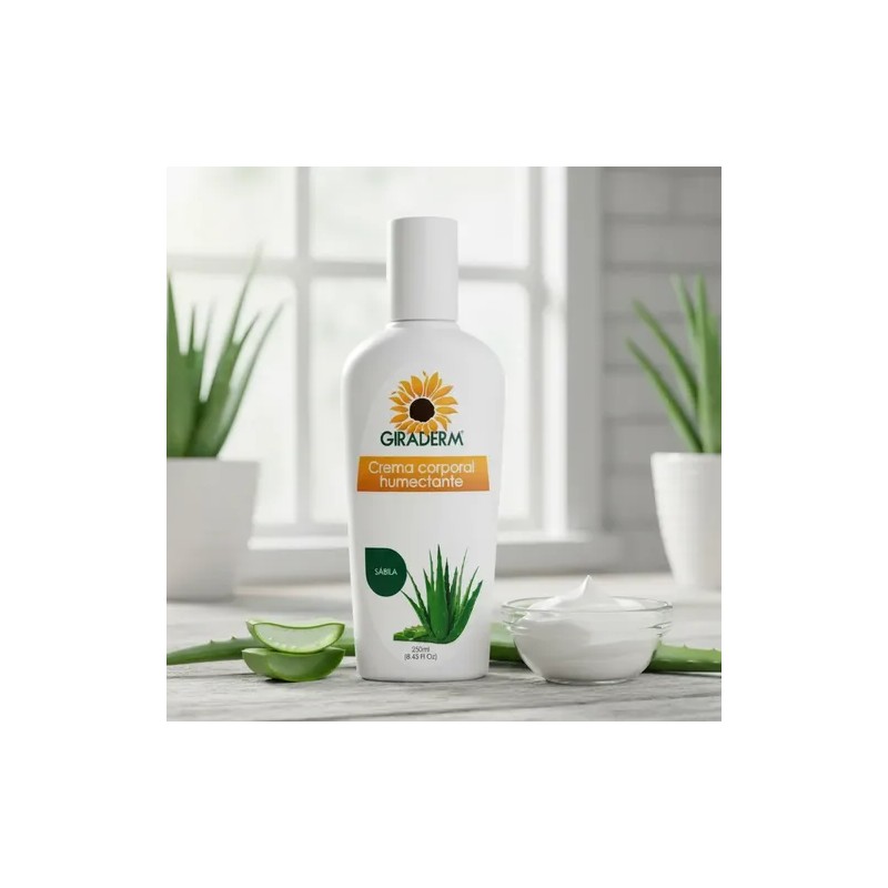 Crema Corporal Con Sábila Natural Premium 250 Ml