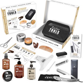 BARBER TOOLS ➤ kit/beard care set/beard set/beard and shaving cosmetics, Made in France