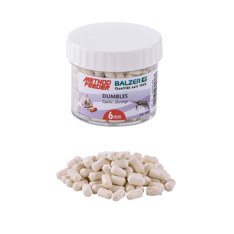 Balzer Method Feeder Dumbells 6 mm Garlic Shrimp 60 g
