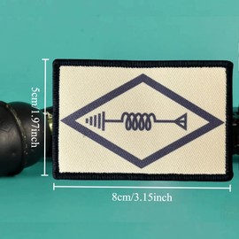 Amateur Radio Ham Operator Patches Velcro Military Embroidery Velcro Patch for Tactical Clothing Backpack Baseball Cap Uniform Vest Backpack Jackets