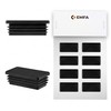 EMFA Lamellar Plugs 50 x 25 mm for Rectangular Tube