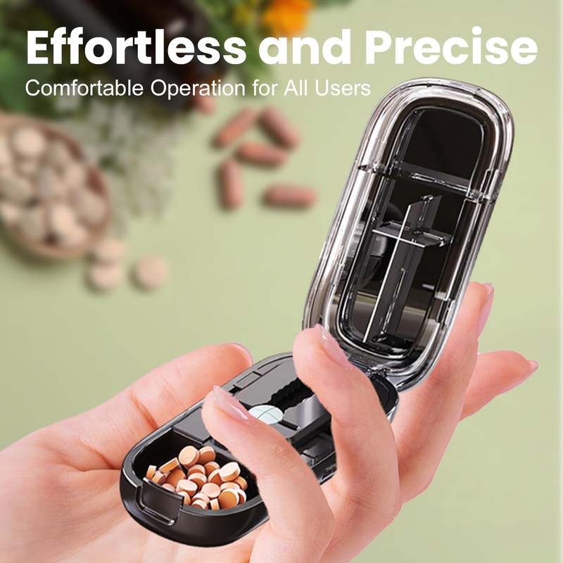 Multiple Pill Cutter, Adjustable Tablet Cutter for Pills Precise Pill