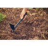 Fiskars Ergo Cultivator Hoe, Sharpened Hoe Blade, Length 30.5cm, Rust-Resistant