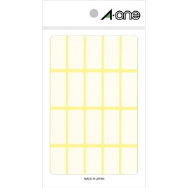 エーワン フリーラベル 20面 15シート 06004