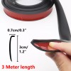 Xukey Fender Flares 10' Car Wheel Eyebrow Arch Extension Protector