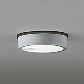 ODELIC Outdoor Exterior LED Thin Eve Ceiling FLAT PLATE (Flat Plate) (Equivalent to 60W Incandescent Light) Motion Sensor.