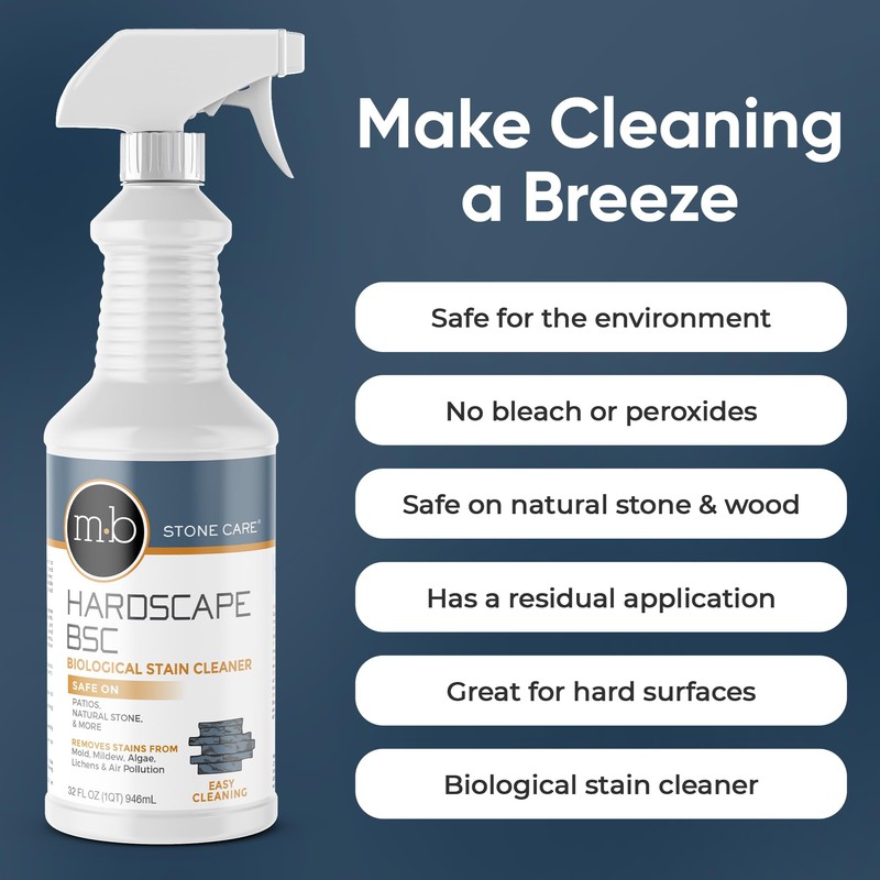 MB Stone Hardscape BSC Multi-Surface Outdoor Cleaner, Concrete, Brick, Stone,