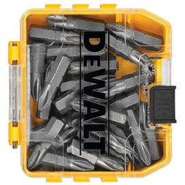 DEWALT Screwdriver Set, Phillips #2, 1-Inch, 25-Piece (DWAF2002B25), Yellow
