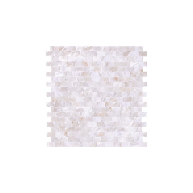 Reovatile Pearl Shells Tile Peel and Stick Backsplash, Self Adhesive