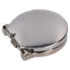 AB Tools Polished Chrome Spring Loaded Key Escutcheon Cover 27mm
