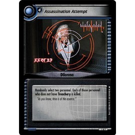 Decipher Star Trek CCG 2E SE Second Edition Assassination Attempt 1R7