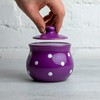City to Cottage® Purple and White Polka Dot Handmade Hand