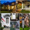 Solar Address Sign,Solar House Numbers for Outside, Lighted Address Plaque
