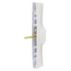 FPL Veranda Sliding Glass Door Handle Set, White, Keyed, 3-15/16”