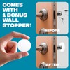 Strongest Home XL Adjustable Door Stopper with Spring – Heavy
