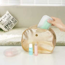 Vonpri Soap Holder Container, Portable Bar Soap Saver Scrubber Case for Bathroom and Kitchen (Transparent)