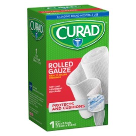 CURAD Stretch Rolled Gauze 3" x 2.5 yds., Pack of 24