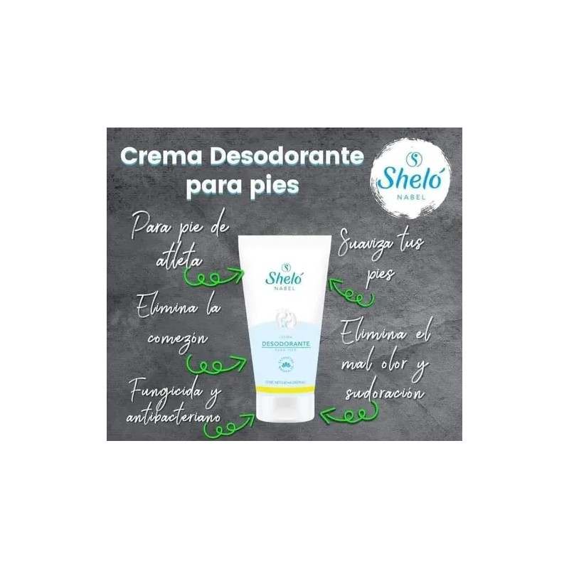 Crema Desodorante Para Pies Sheló Nabel 60ml