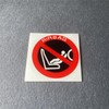 Car Stickers Warning Safe Driving Airbag Fasten Seat Belt Mirror
